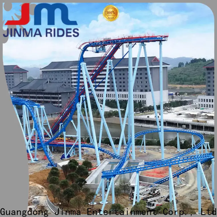 Jinma Rides purple roller coaster price for promotion 1