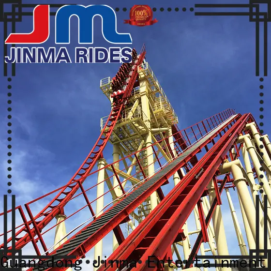 Jinma Rides orange roller coaster company for sale 1