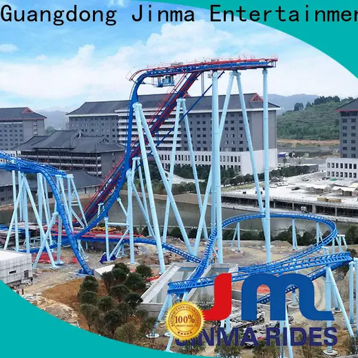 Jinma Rides Bulk purchase purple roller coaster factory on sale 1
