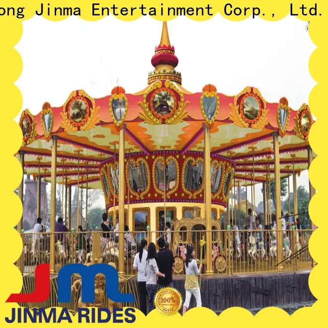 Jinma Rides double decker merry go round builder on sale 1
