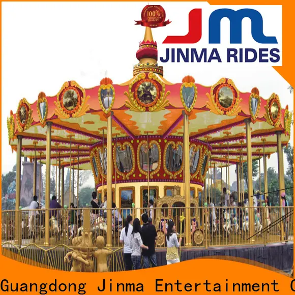 Jinma Rides Wholesale high quality double deck carousel China for sale 1