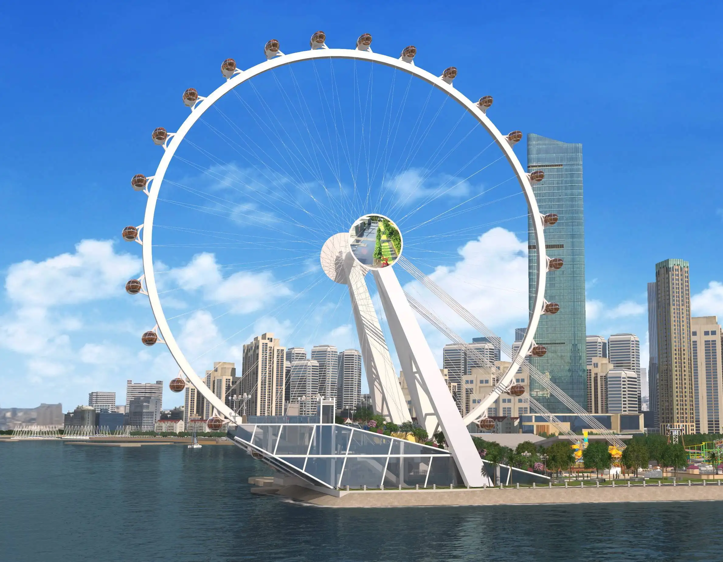Jinma Rides millennium wheel factory on sale 1