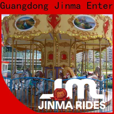 Jinma Rides merry go round horses construction for promotion1 1