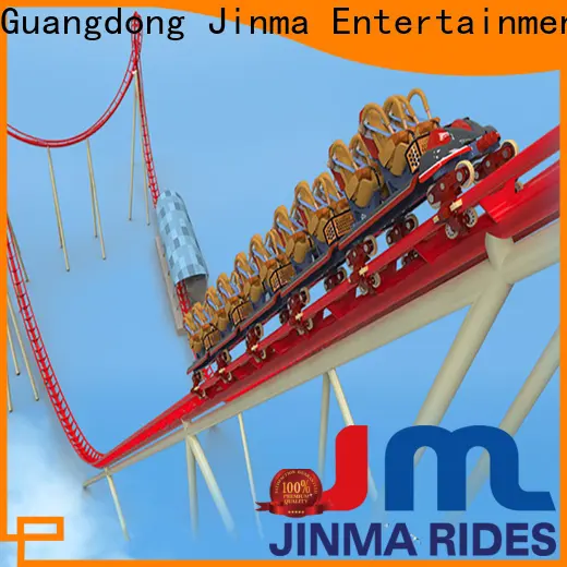 Jinma Rides purple roller coaster China for promotion 1