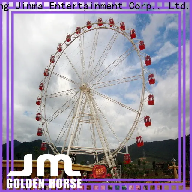 Jinma Rides golden horse big wheel amusement park design for sale 1