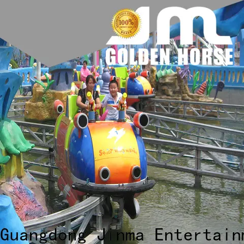 Jinma Rides log flume ride construction for promotion 1