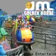 Jinma Rides log flume ride construction for promotion 1