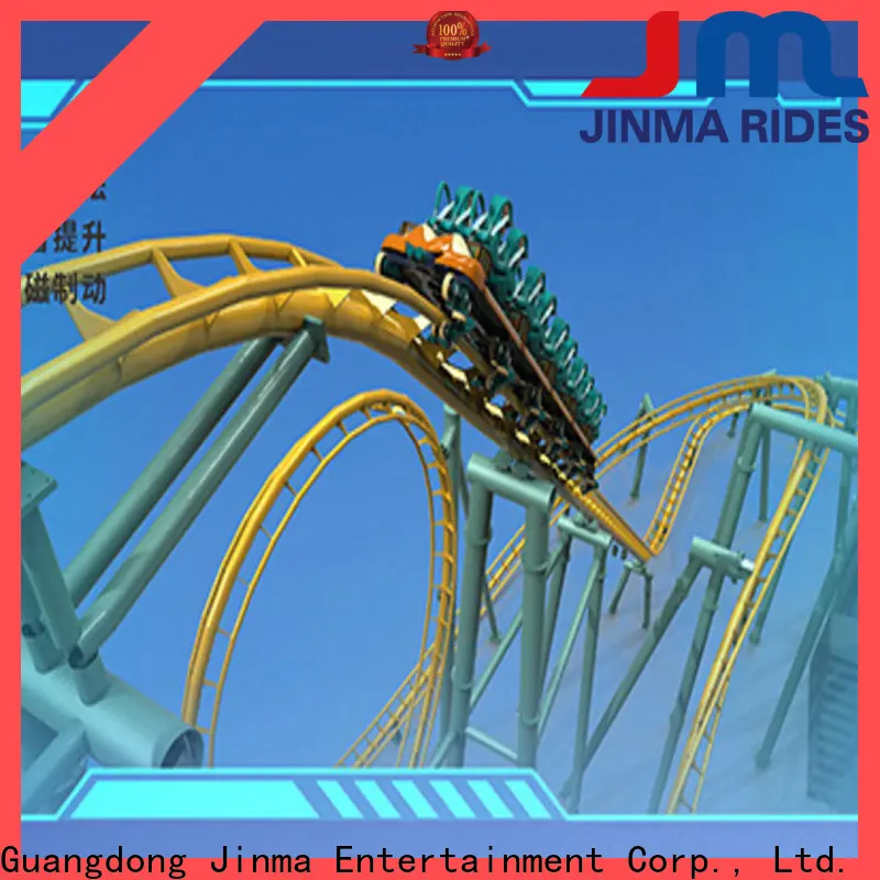 Jinma Rides white roller coaster factory for promotion 1