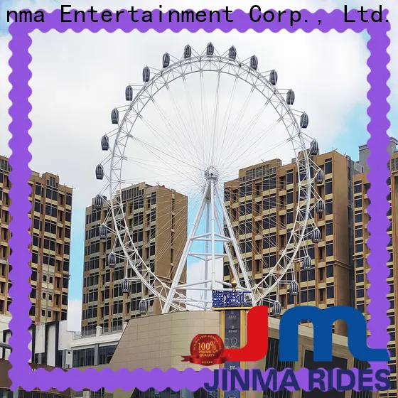 Jinma Rides golden horse double ferris wheel ride Supply for sale 1