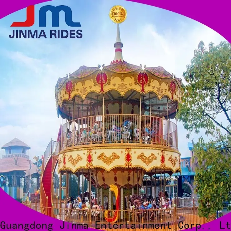 Jinma Rides Bulk buy best double decker carousel for sale Supply for promotion 1