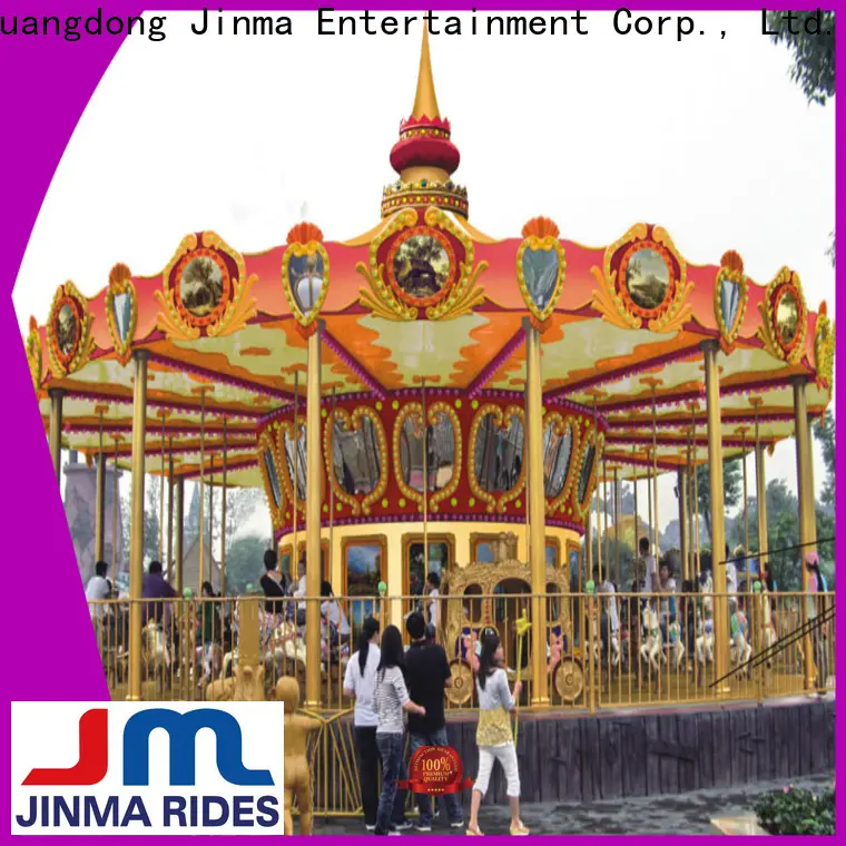 Jinma Rides golden horse mini carousel for sale construction on sale 1