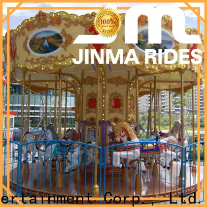 Jinma Rides Bulk purchase best carousel horse ride Suppliers for sale 1