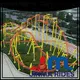 Jinma Rides fast roller coaster construction for promotion 1