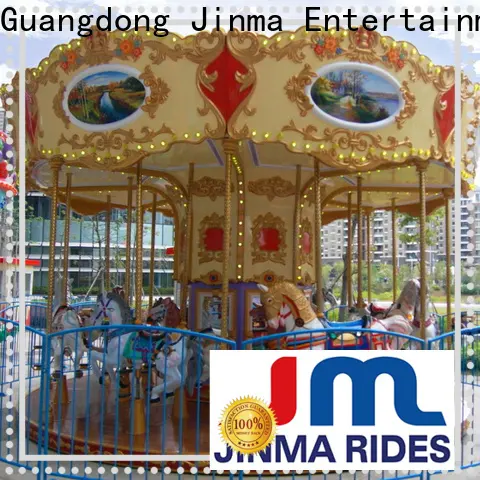 Jinma Rides Wholesale double decker merry go round builder for promotion 1
