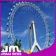Jinma Rides colorful ferris wheel construction on sale 1