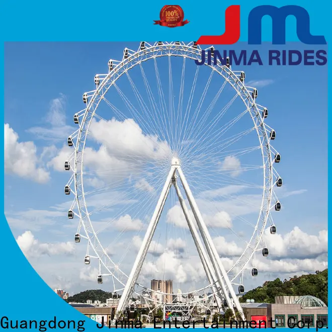 Jinma Rides golden horse rainbow ferris wheel manufacturers for sale 1