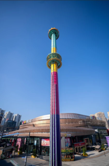 Free Fall Tower Carnival Ride ZYT-28B 1