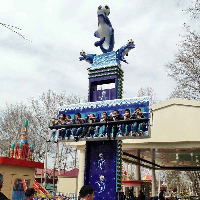 Jumping Dolphin Amusement Park Tower Ride QWT-8B 1