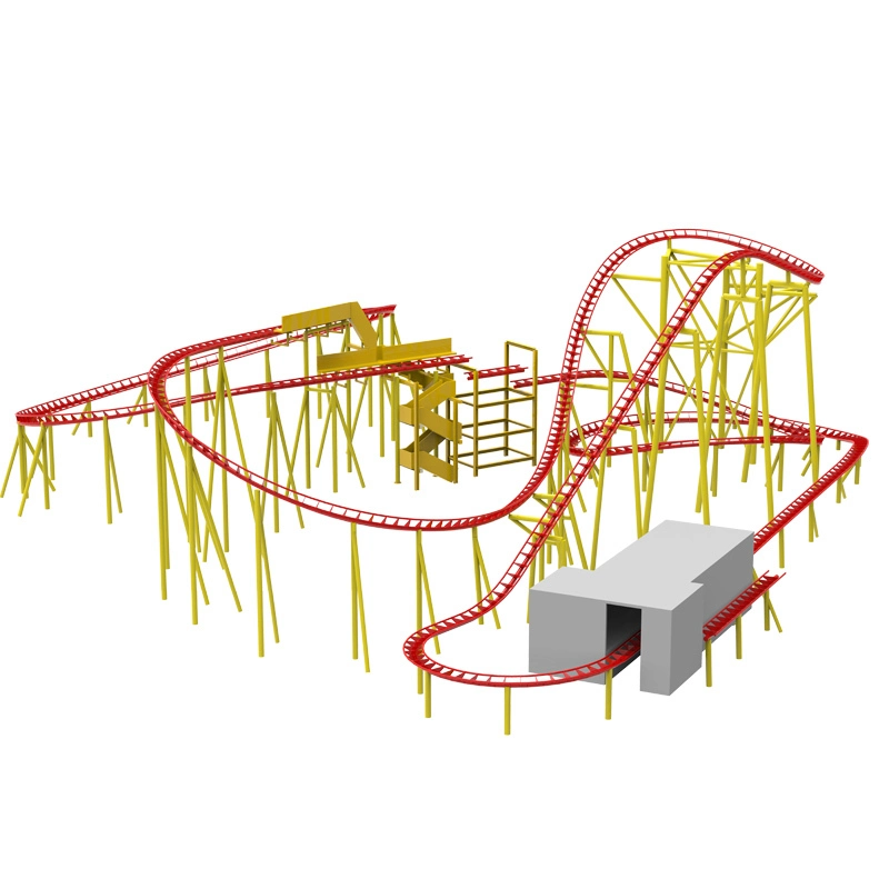 Jinma Rides Drop Coaster Roller Coaster Rides KSC-16C 1