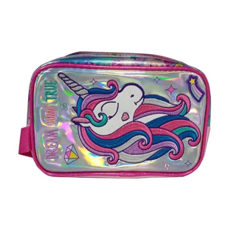 Creative Concise Girls Pen Bag Lovely Unicorn Pen Bag Large Capacity Pen Bag 1