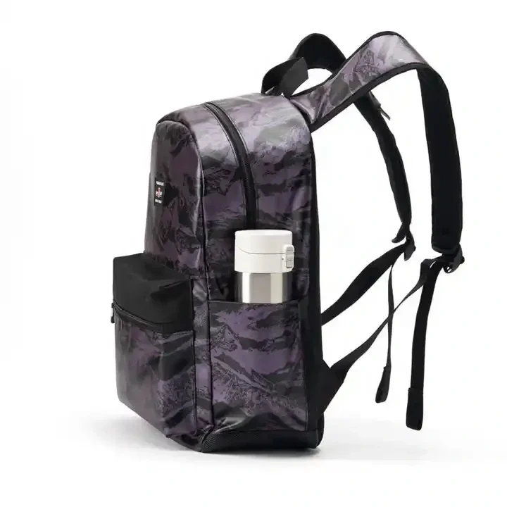 Fashion Camouflage Pattern Student Backpack Teens High School Travel Backpacks With Usb Charge Port Lightweight Custom Logo 1