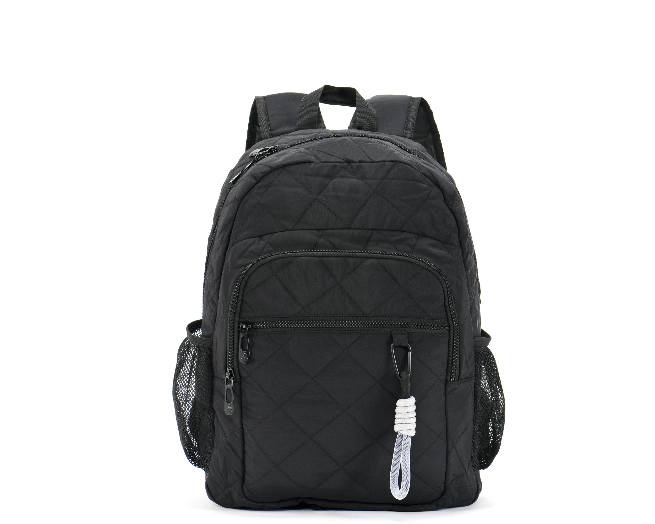 Fsy Student Backpacks For Women Outdoor Leisure Walking Sports Black School Bags Lightweight Cloth Polyester Travel Backpacks 1