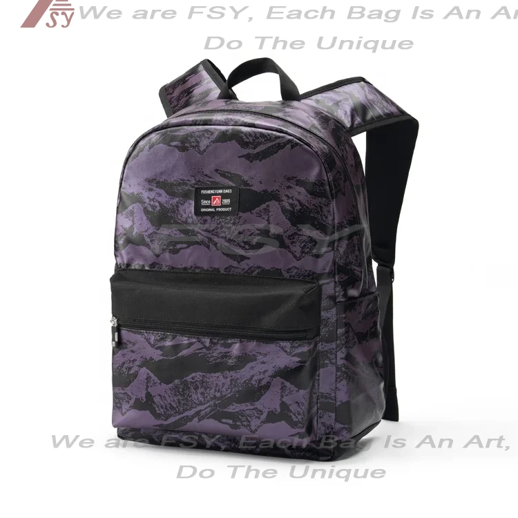 600d Polyester Camouflage Casual Sports Backpacks Custom Logo Lightweight Travel Backpack With Usb Student School Bags 1