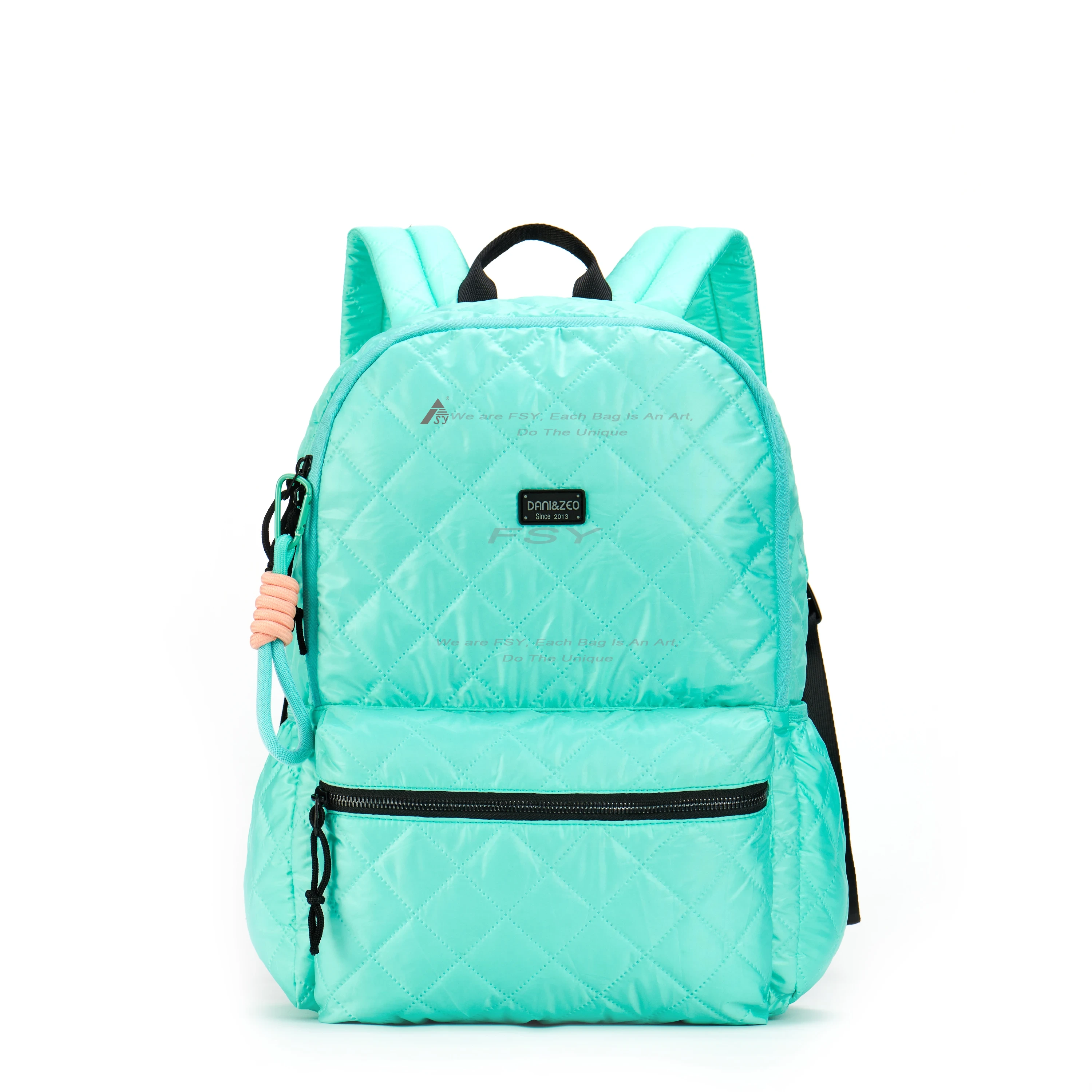 Lightweight Youth Teens Travel Backpack For Student Embroidery Solid Color Large Capacity Ladies Shoulder Bags School Book Bag 1