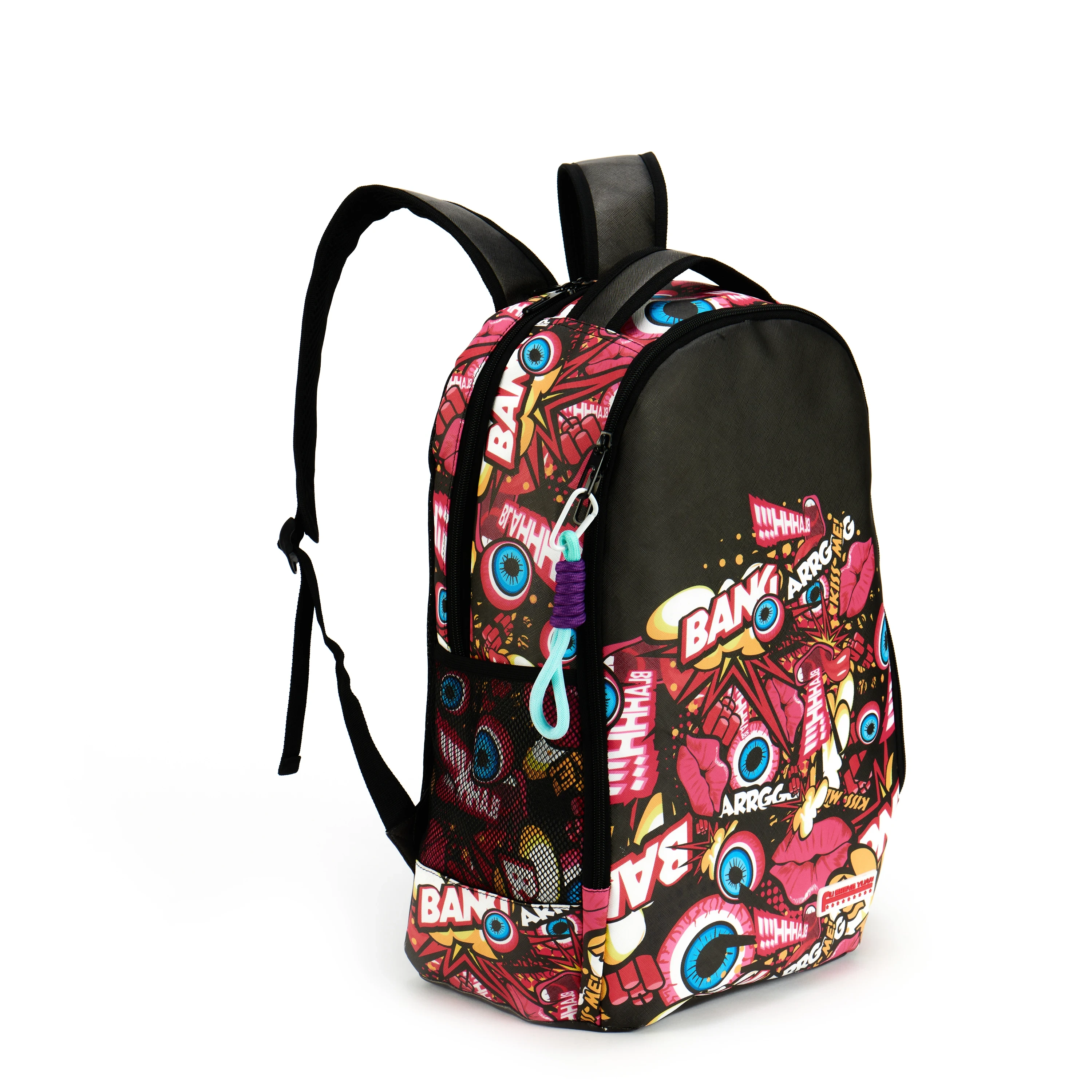 Fsy Lightweight Personalized Logo Student School Bag Sublimate Blank Big Kid Backpack Youth Casual Style Leather Back Pack 1