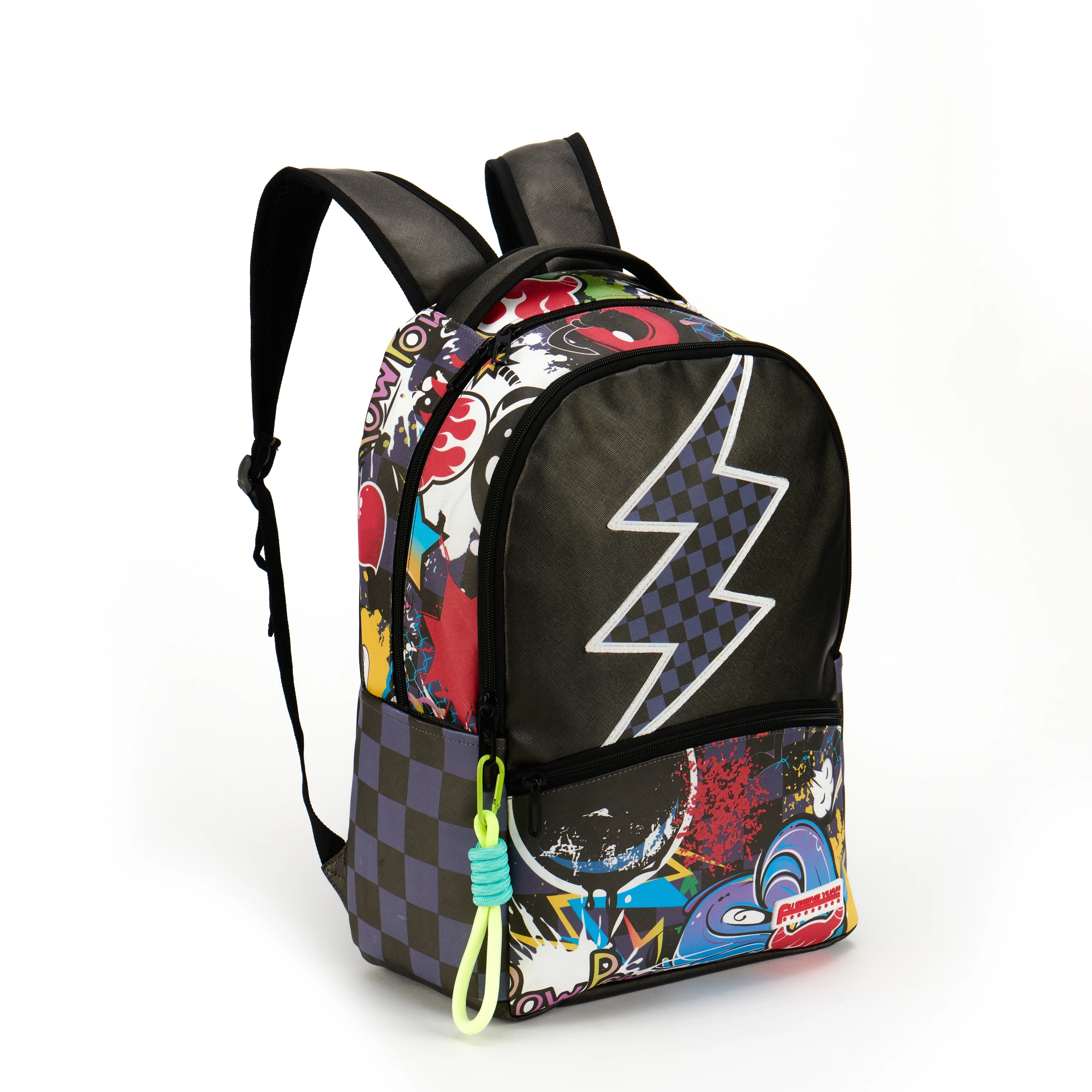 Fsy Casual Men's Travel Backpacks Laptop Bag Fashion Large-capacity Student Mochila Middle School Backpack Printing Lightweight 1