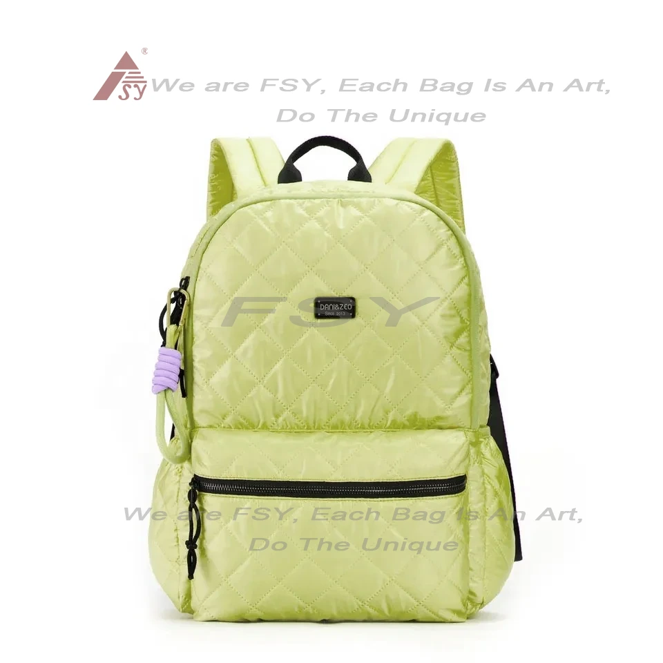 Wholesale Oem Candy Color Student School Backpack Women's Trench Cloth Backpack Blue Cheap Waterproof Colorful Travel Backpack 1