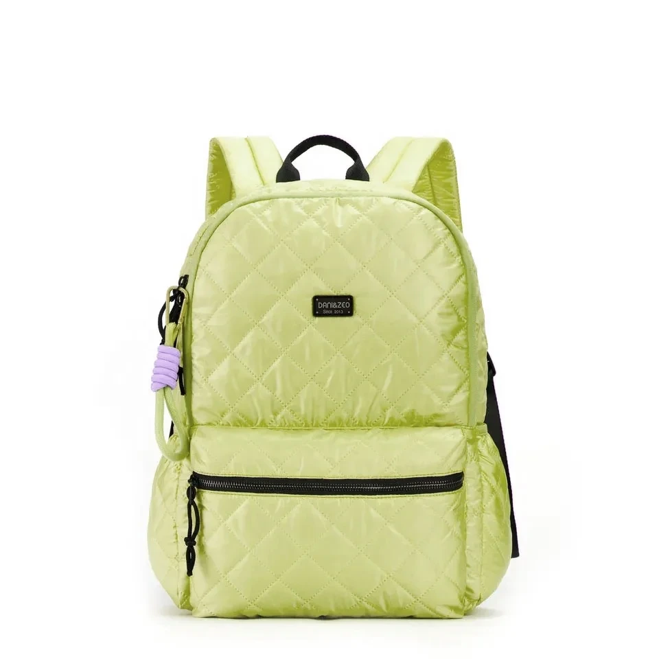 Wholesale Oem Candy Color Student School Backpack Women's Trench Cloth Backpack Blue Cheap Waterproof Colorful Travel Backpack 1