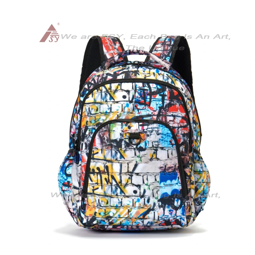 Oem Odm Custom Print Logo Back Pack Bags Waterproof Shoulder Bagpack Large Capacity Backpack 1