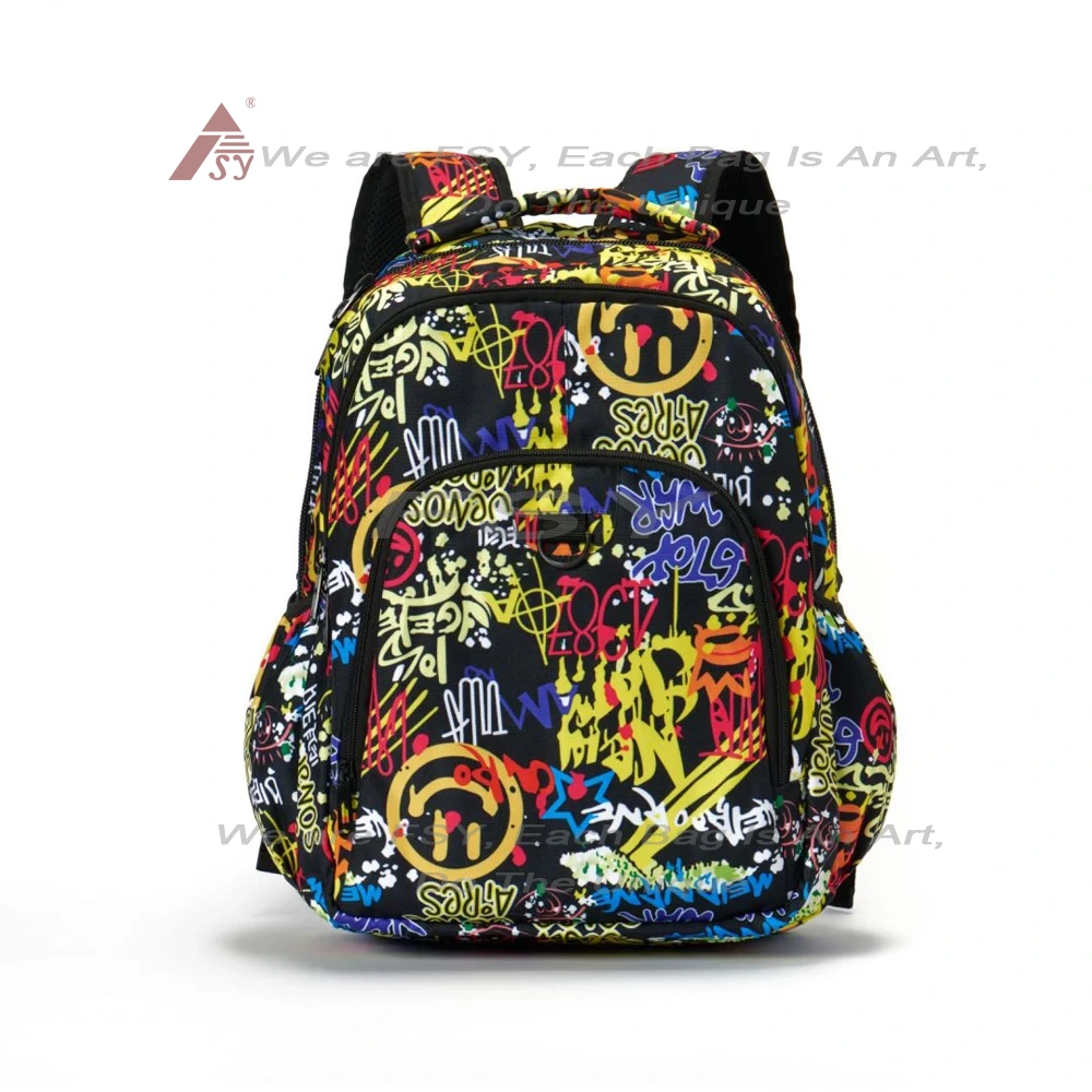 2023 New Arrival Printed Cartoon Backpack Custom Logo School Bags Kids Bookbags Lightweight Waterproof Backpack 1