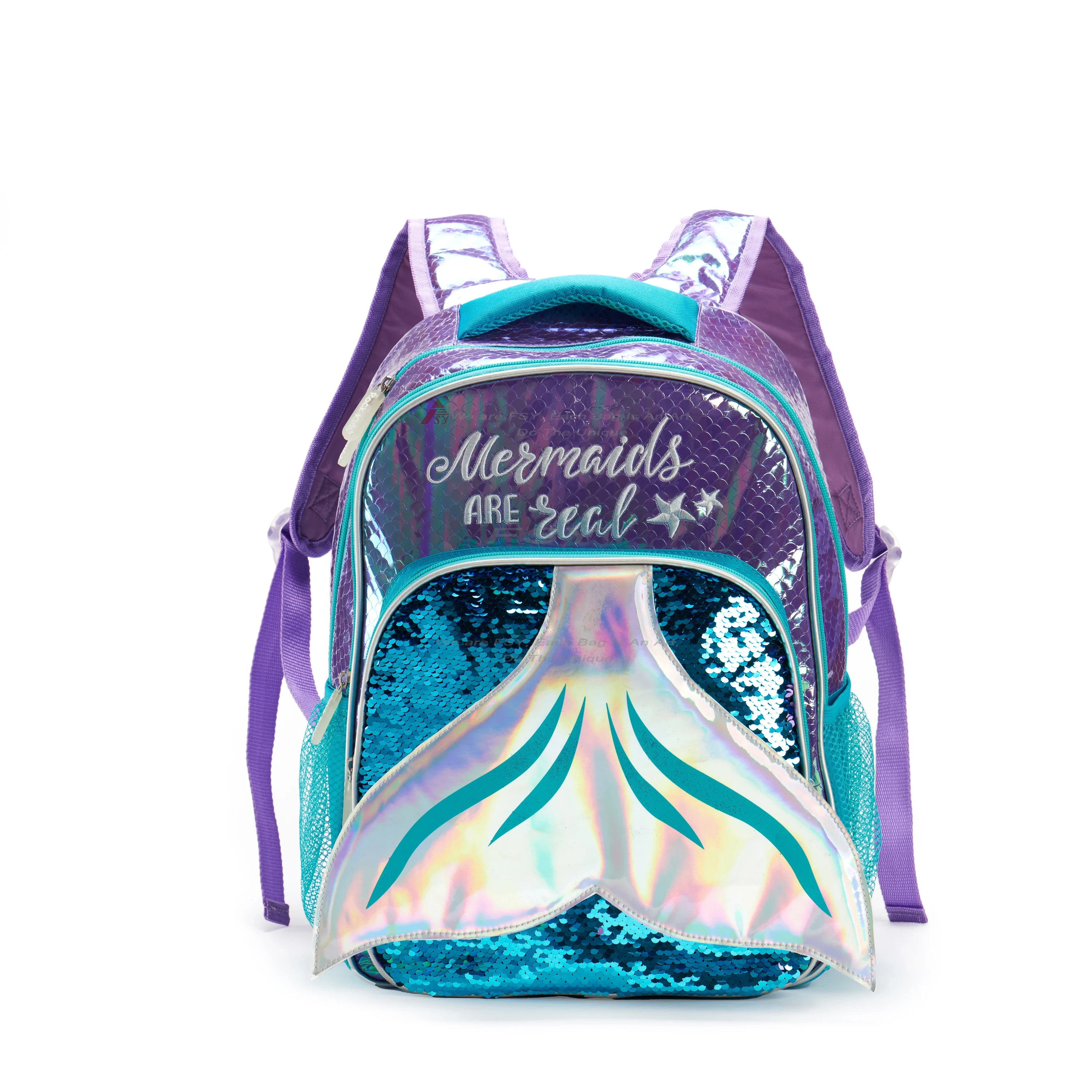 Fsy Custom 3d Beautiful Mermaid School Backpack Bag Girl School Bags Small Children Student Backpack For Kids 1-6 Years 1