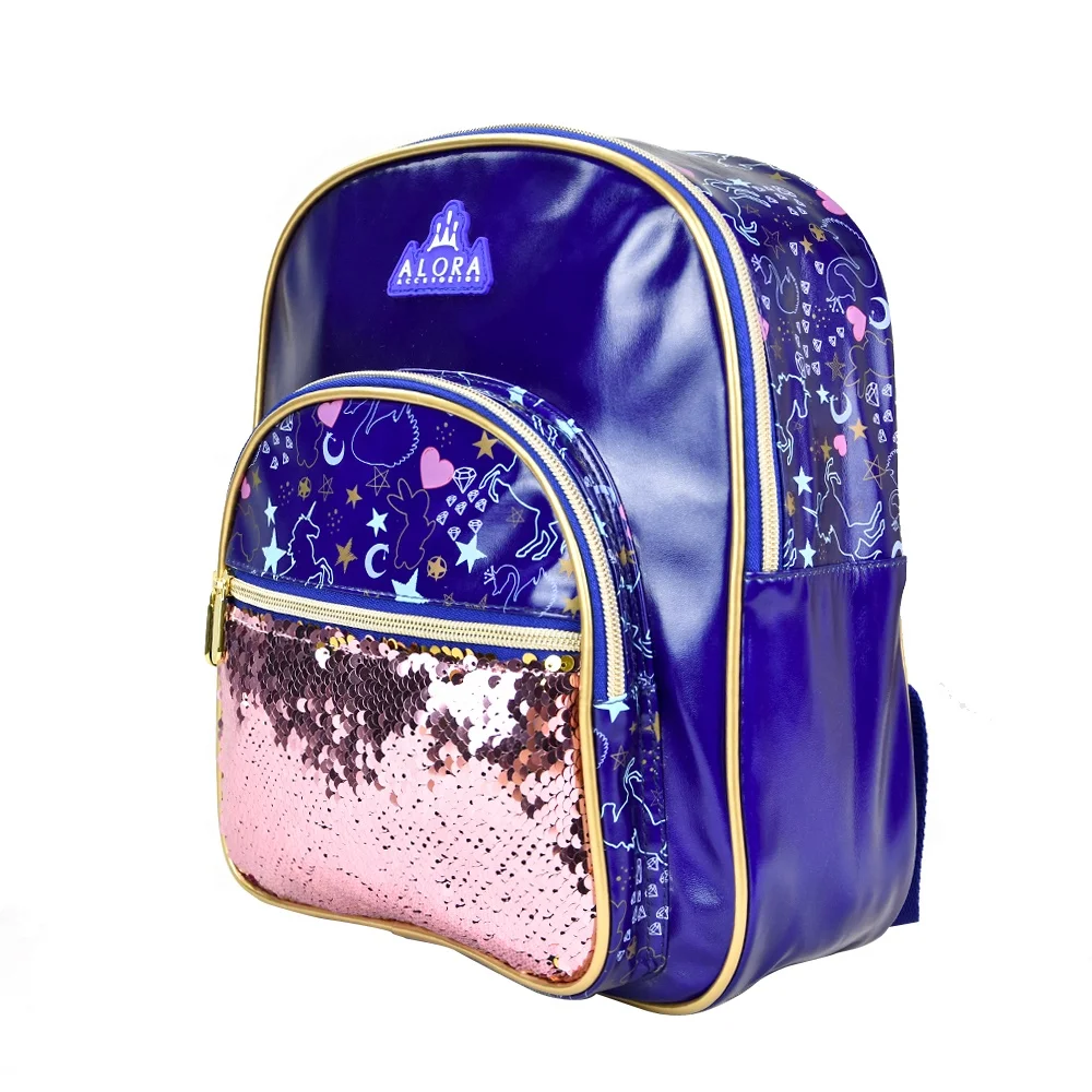Fsy Sequins School Backpack For Girls Waterproof Kids Student Backpack Elementary Bookbag Glitter Back Pack Purple 11