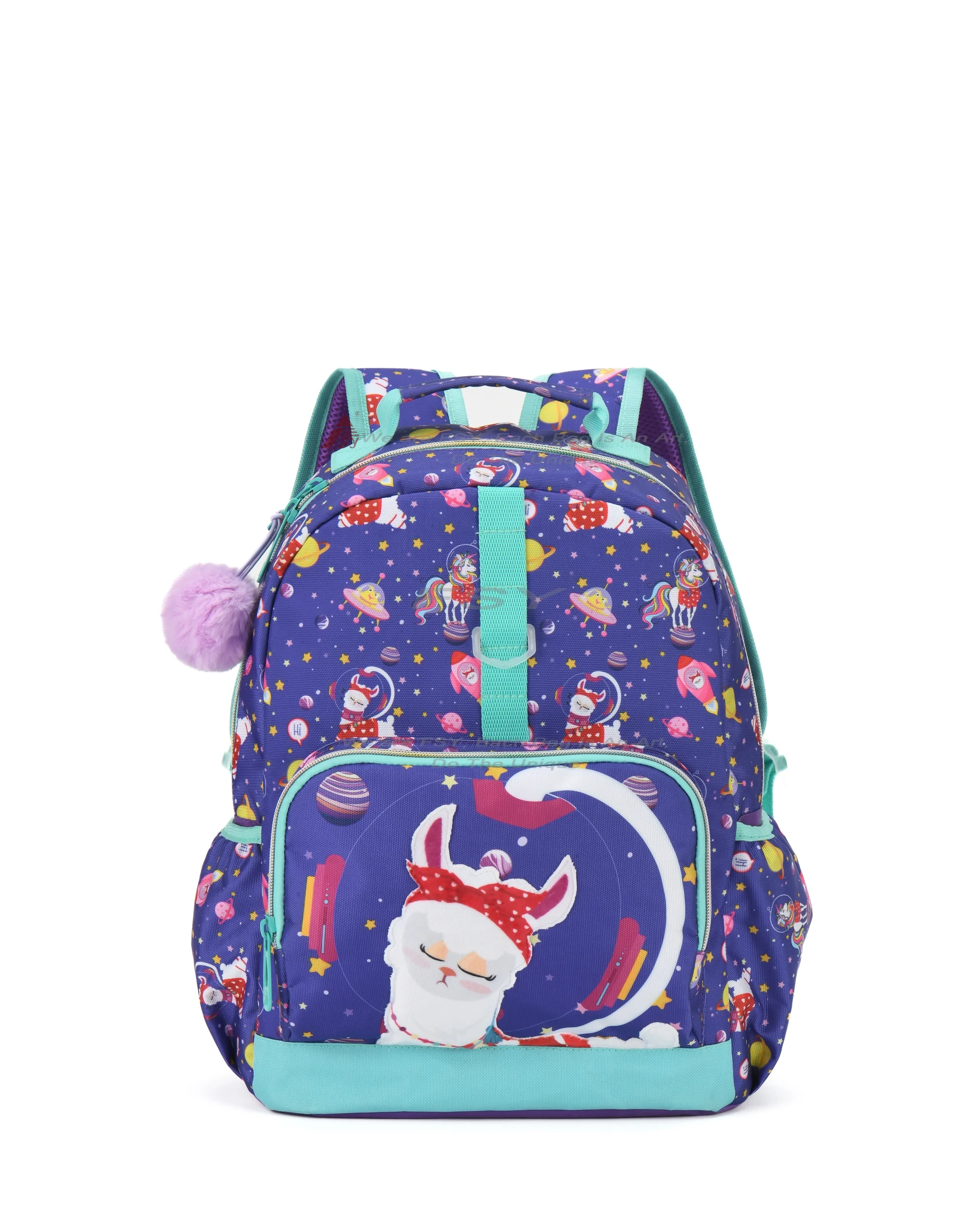 Custom Cute Cartoon Animals  Promotional Sale High End Knitted Cute Kids Girls School Bag Student Backpack For Boys 1