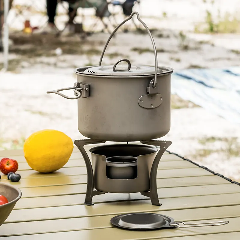 Titanium Pots and Pans Set by Ti-KING 5