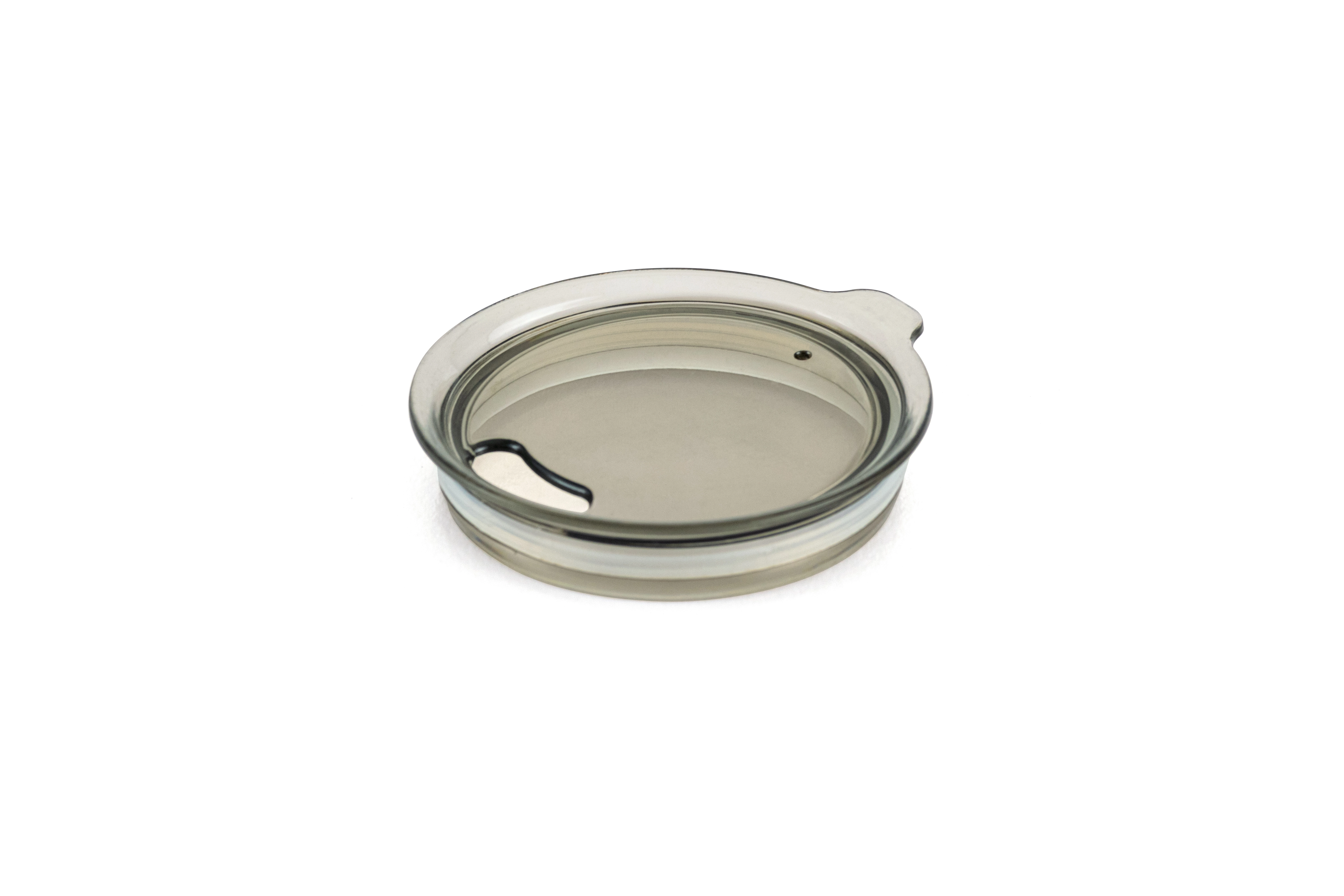 Transparent tritan lid with coffee hole for double-walled titanium cup 1