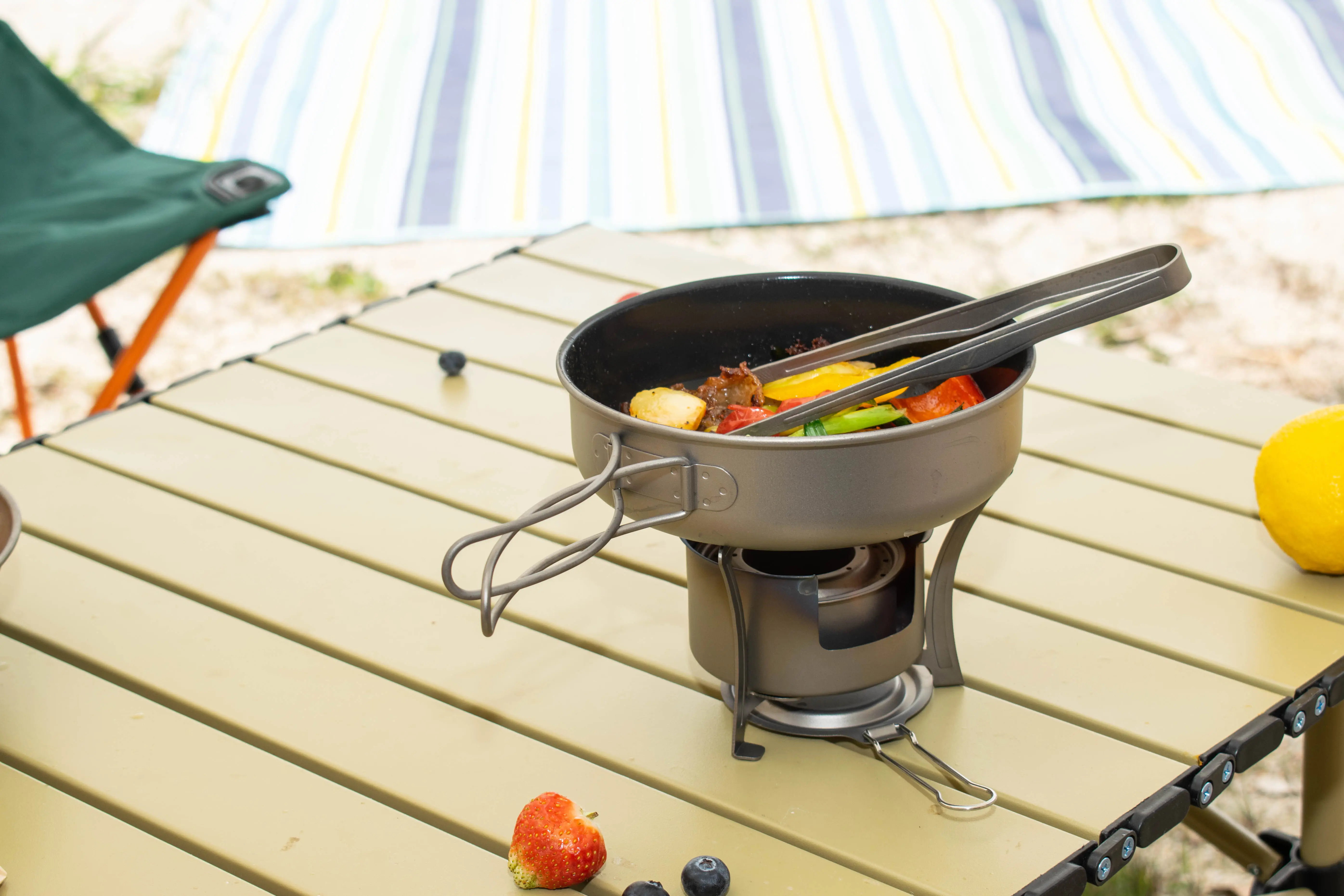 Ti-KING Titanium Frying Pan Titanium Frying Pan Supply 5