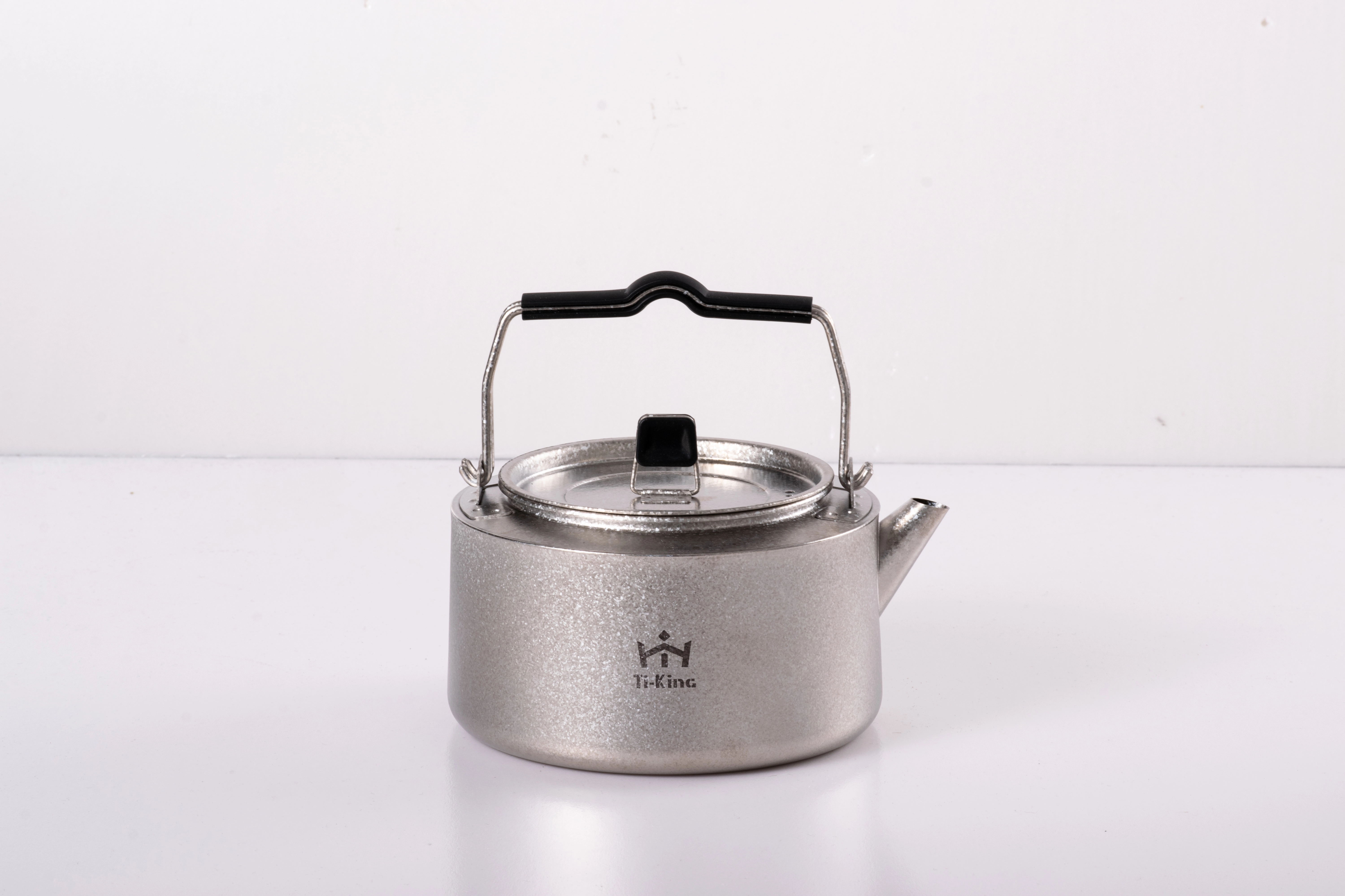 1000ml/ 1450ml Titanium crystallization healthy camping kettle for outdoor cooking water 1