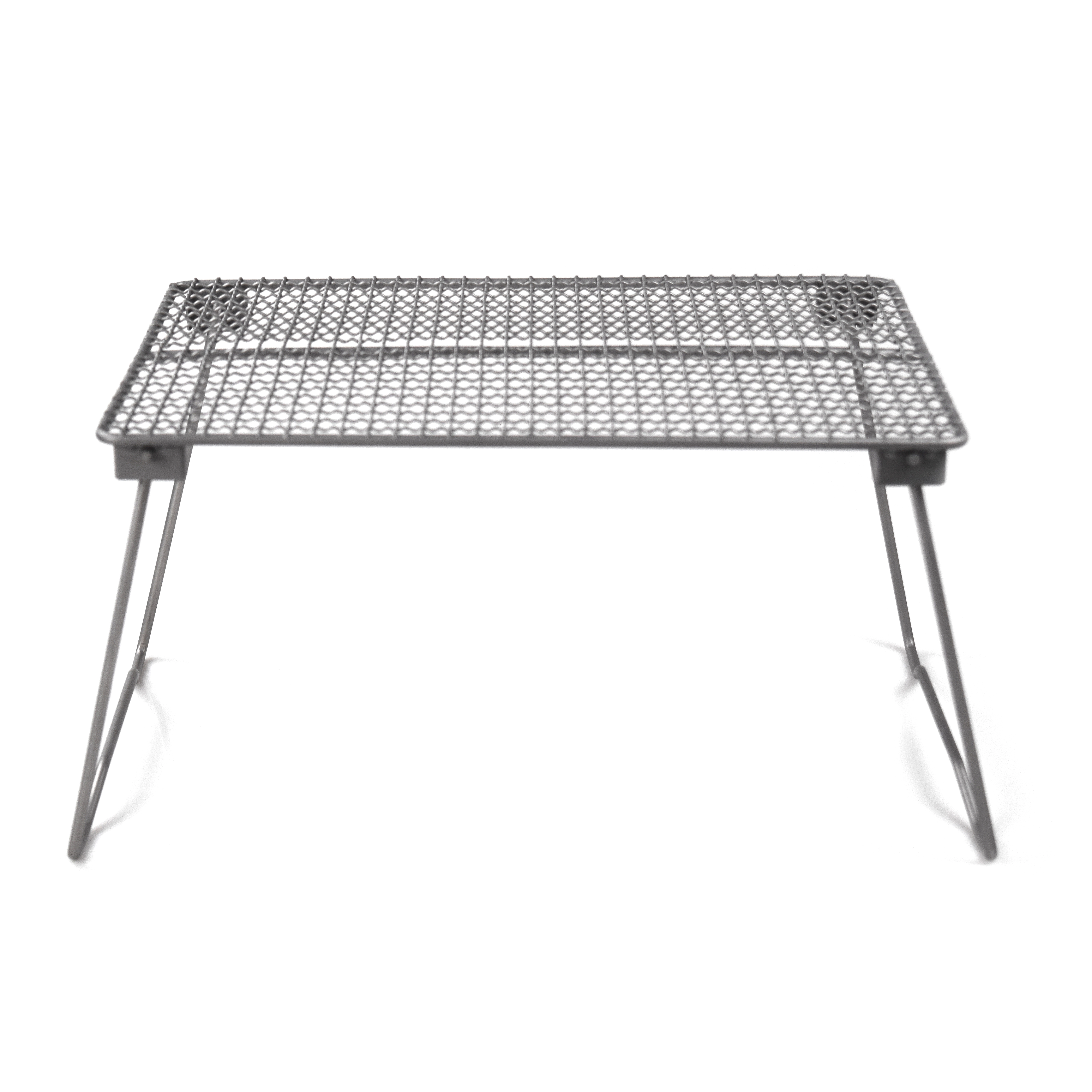 Titanium campfire grill with folding stands barbecue tool for outdoor 1