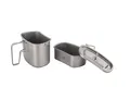 Ti-KING Titanium Canteen Mess Kit Titanium Canteen Mess Kit for Business 4