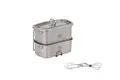 Ti-KING Titanium Canteen Mess Kit Titanium Canteen Mess Kit for Business 1