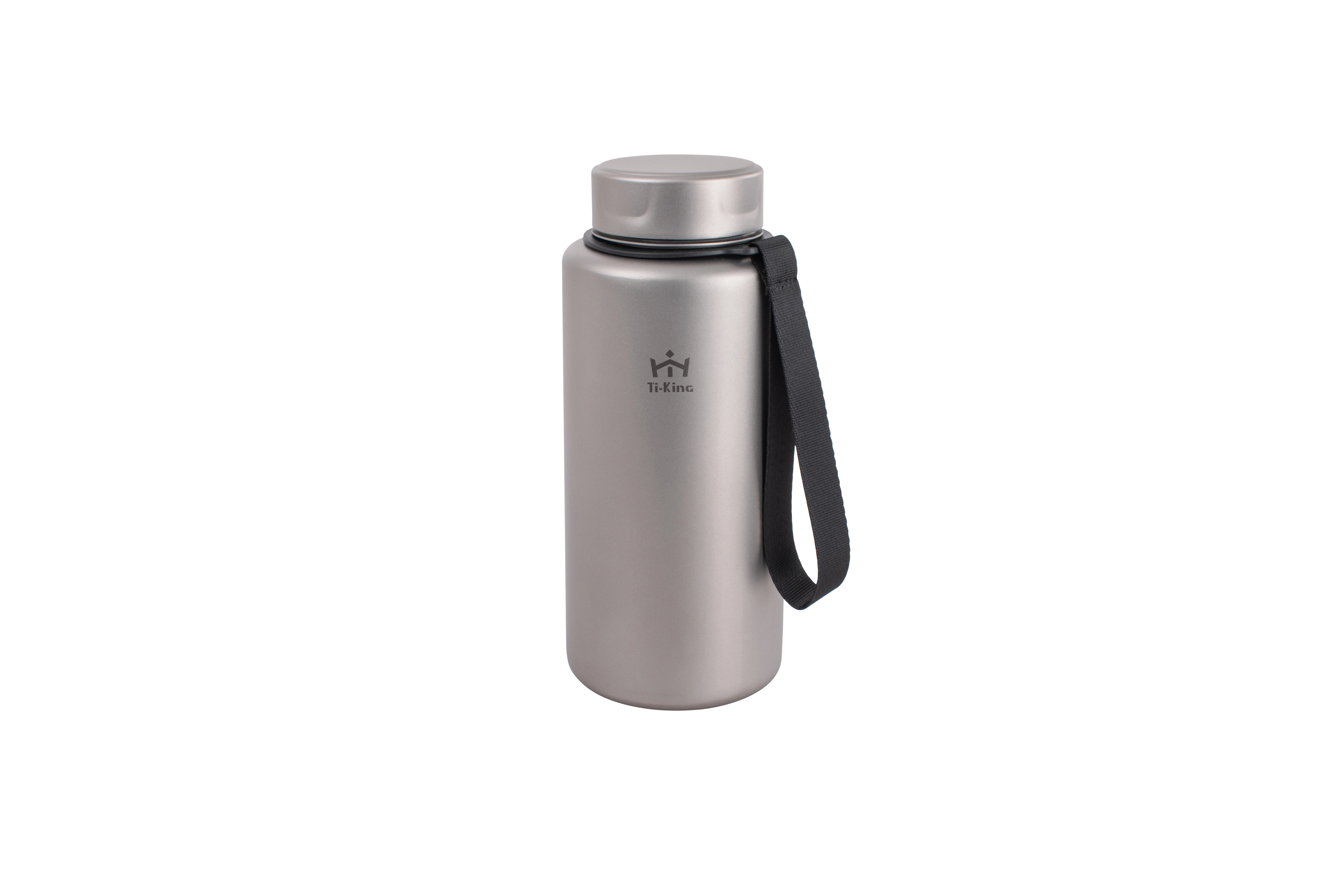 Titanium single-walled sporting bottle with durable TEP strap 700/1000ml capacity 1