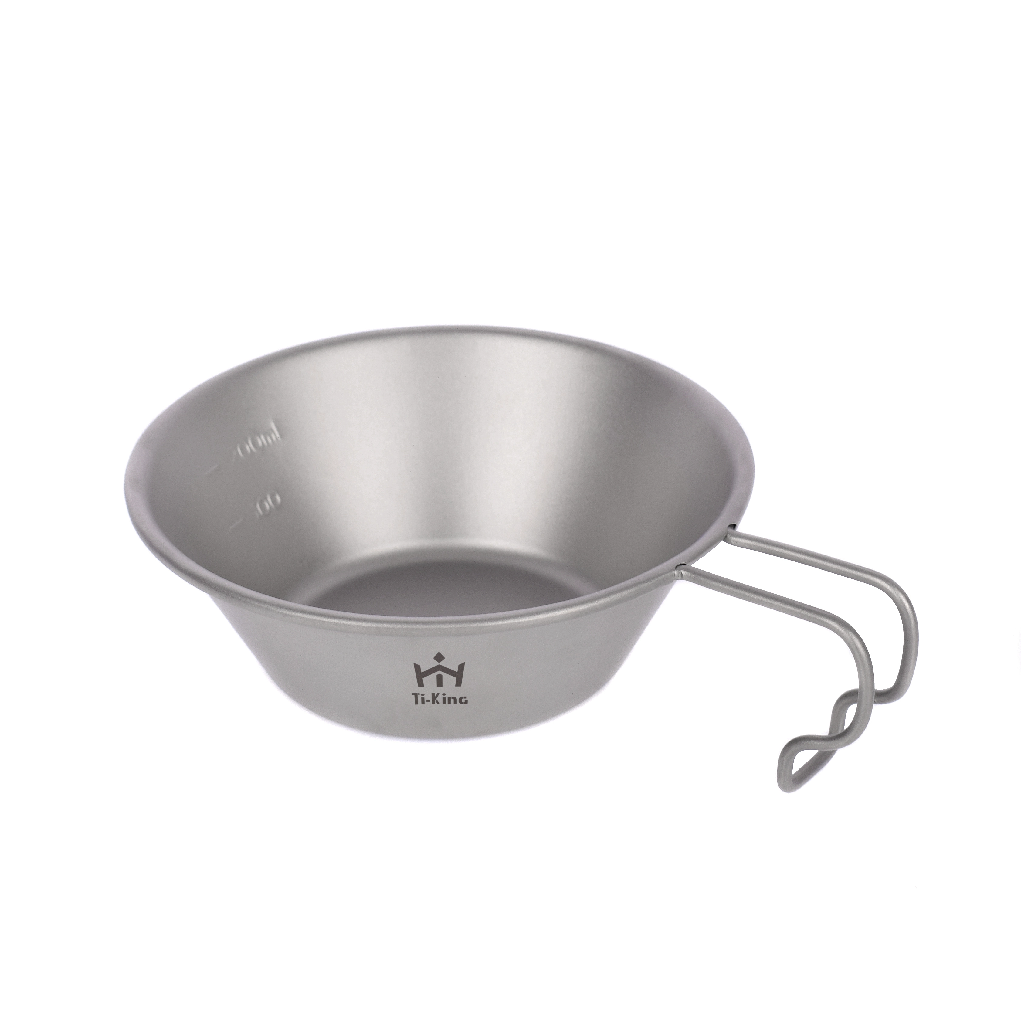Titanium multifunctional single-walled sierra cup with fixed handle for outdoor 1