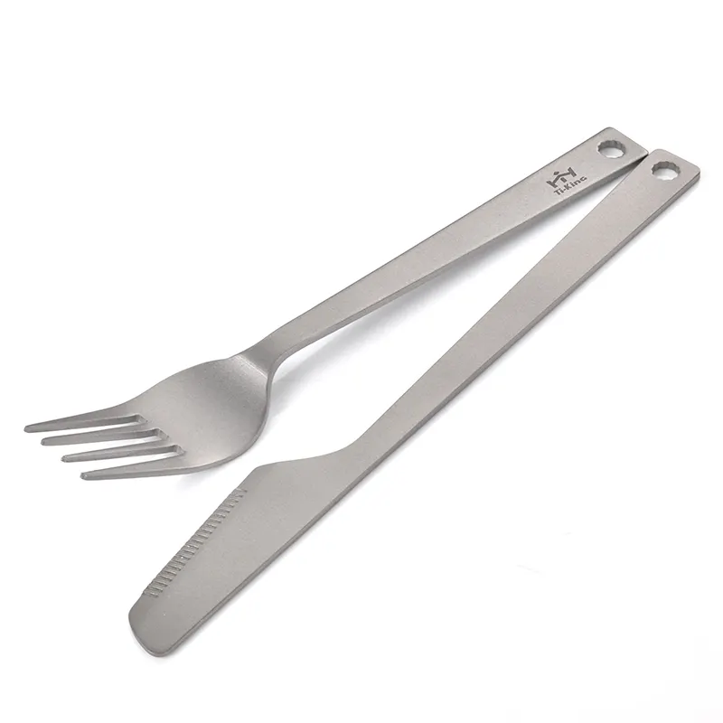 Ti-KING Titanium Knife and Fork for Business 2