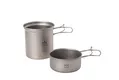 Ti-KING Titanium Backpacking Cookware Set Titanium Backpacking Cookware Set Factory 3