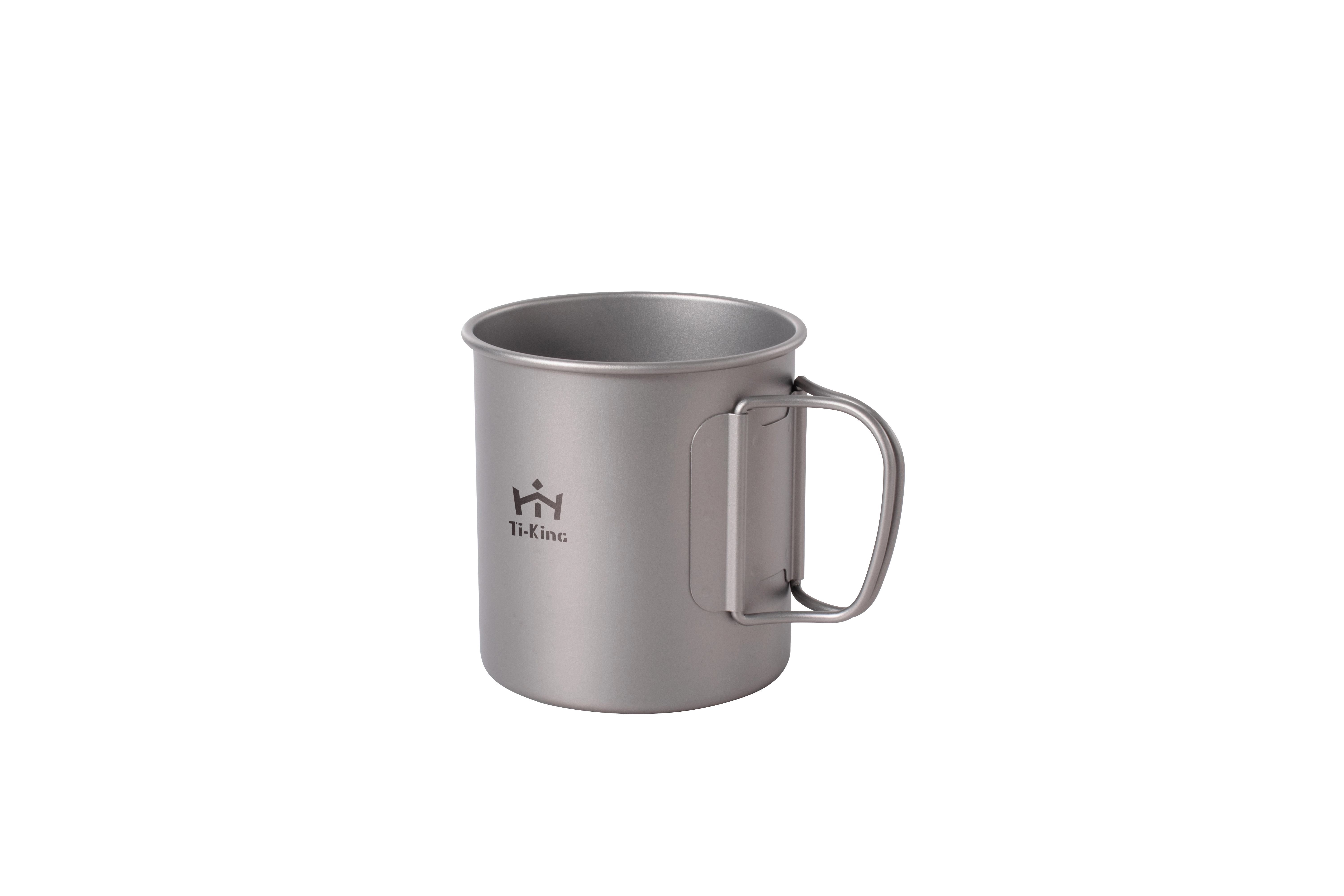 Titanium single-walled cup lightweight & sturdy non-toxic open fire cooking for outdoor use 1