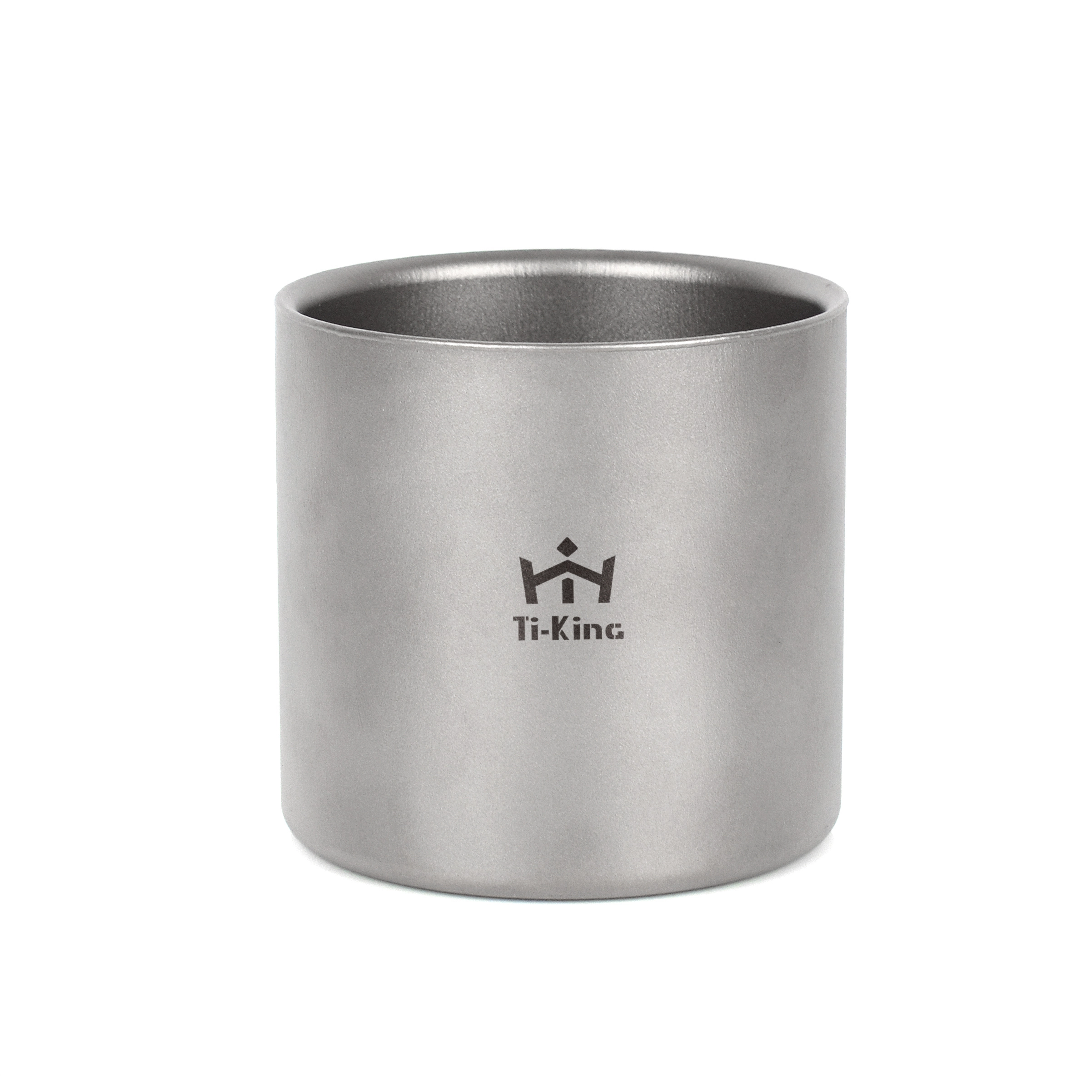 Titanium double-walled cup stackable for outdoor camping 1